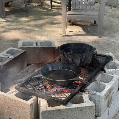 How to Season Your Cast Iron Over the Fire